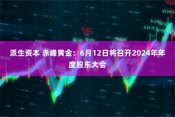 派生资本 赤峰黄金：6月12日将召开2024年年度股东大会